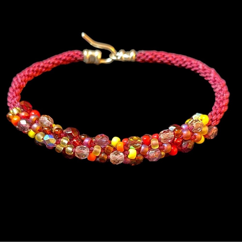 Bead Clustered Bacelet